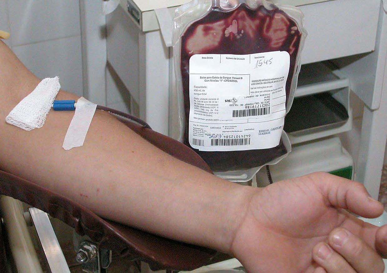 Hoje acontece campanha de doação de sangue