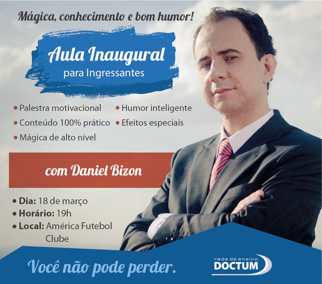 Doctum Caratinga promove Aula Inaugural