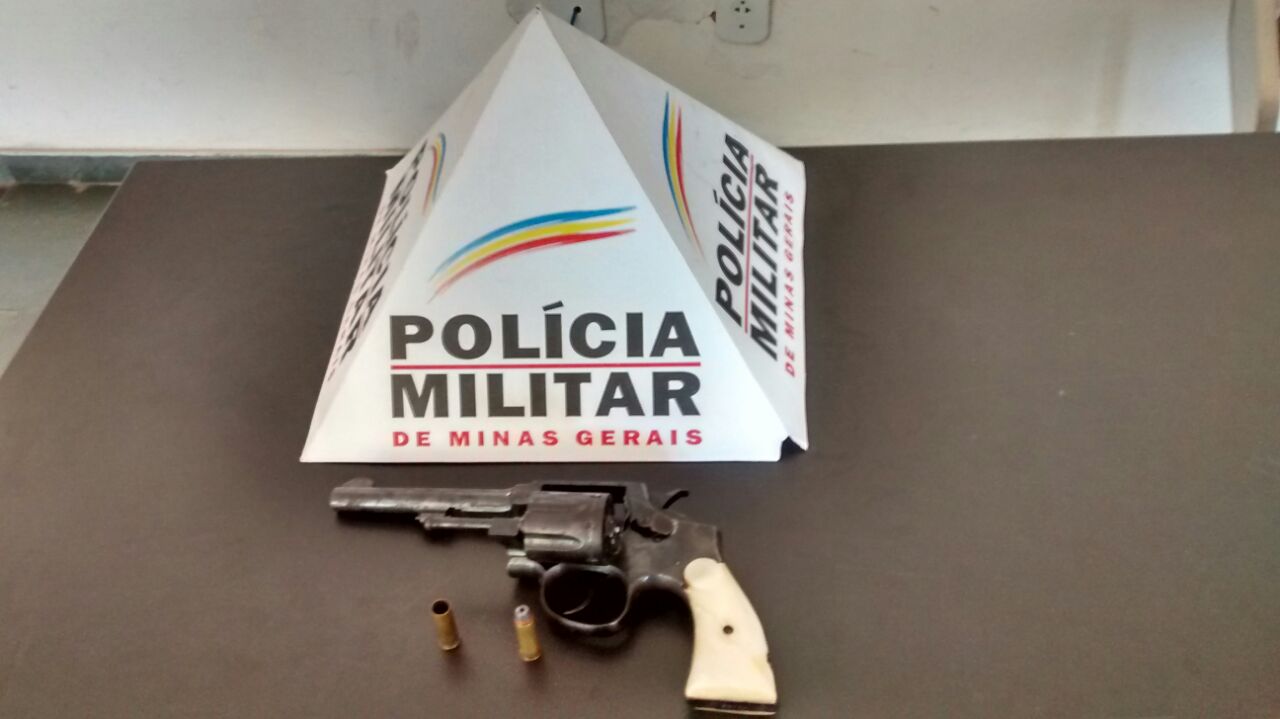 Arma apreendida em Raul Soares
