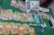 Drogas e dinheiro apreendidos no Bairro Rodoviários