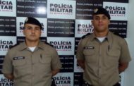 Batalhão de Caratinga recebe dois aspirantes a oficiais