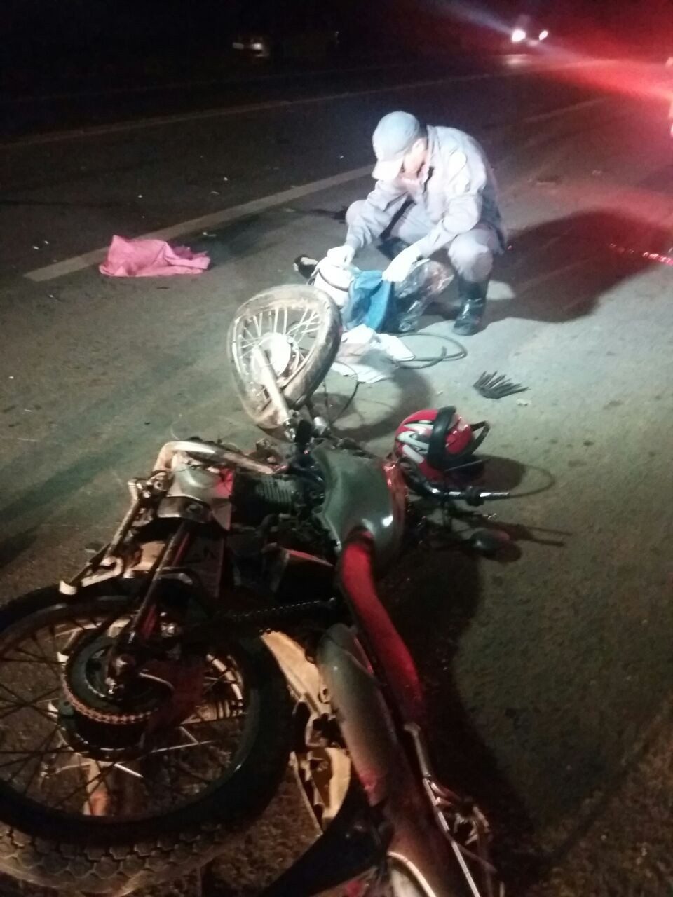 Morador de Santa Rita morre depois de bater moto contra carreta