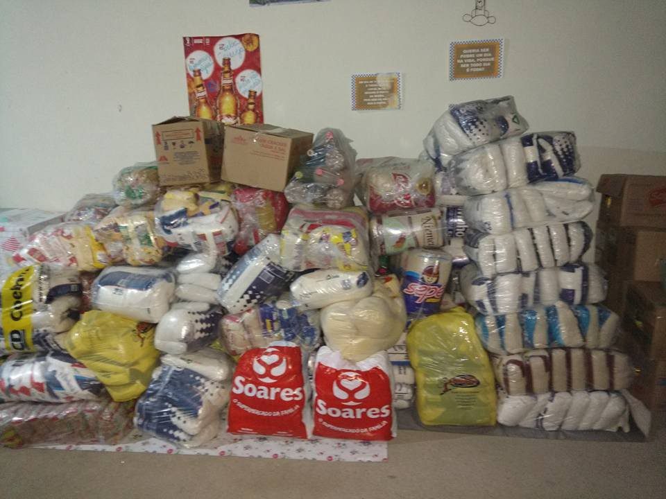 Associação Korion arrecada 2,5 toneladas de alimentos para doação