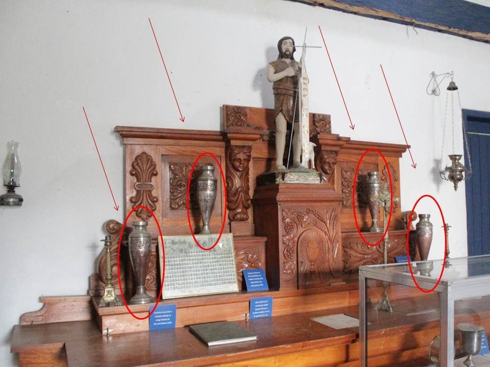 Igrejinha de São João Batista tem peças furtadas