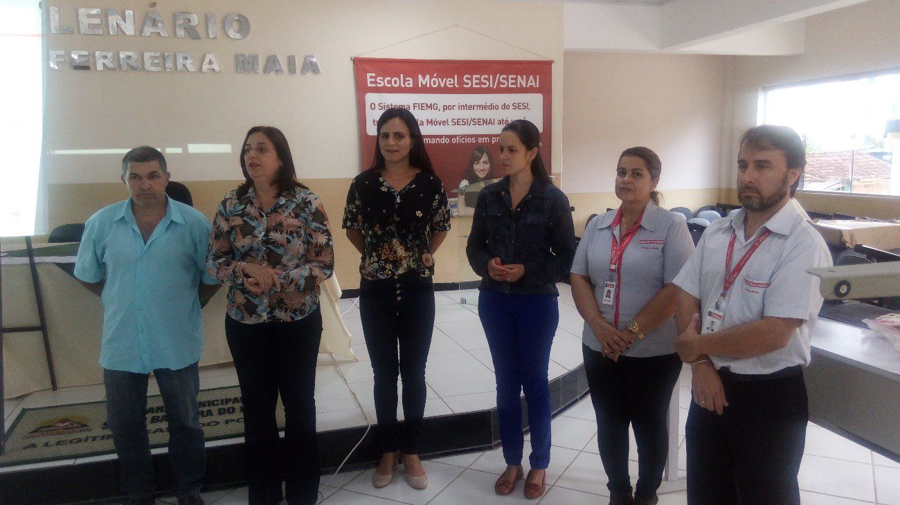 Parceria entre Prefeitura e SESI/SENAI Móvel trará a profissionalização de 40 mulheres de Santa Bárbara do Leste