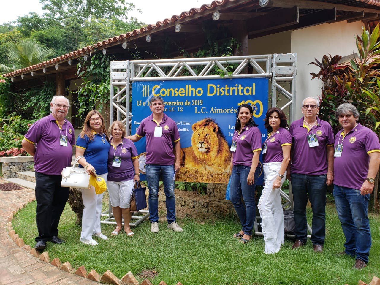 Lions Clube Caratinga Itaúna participa do Conselho Distrital em Aimorés