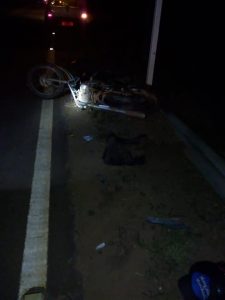Motociclista fica gravemente ferido em acidente na BR-474
