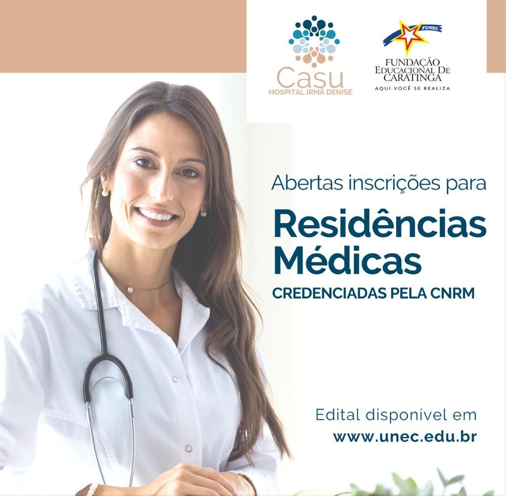 Programa de Residência Médica da Funec está com inscrições abertas