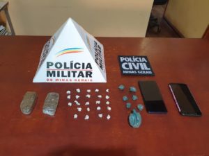 PM e PC realizam operação conjunta para reprimir tráfico de drogas em Raul Soares