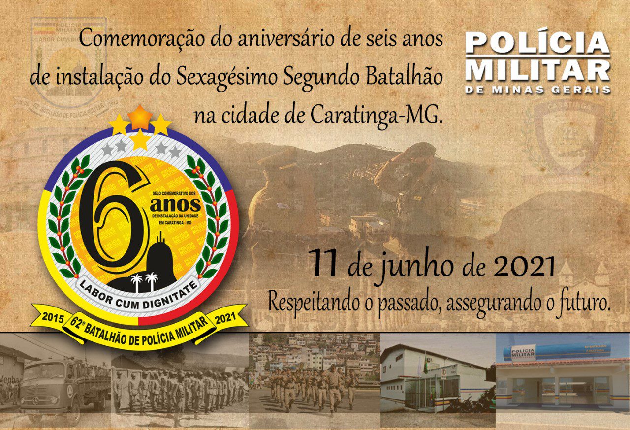 62º Batalhão Guardião das Palmeiras completa seis anos