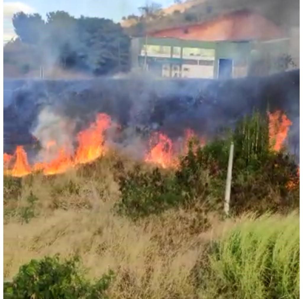 Bombeiros debelam incêndio no bairro Floresta