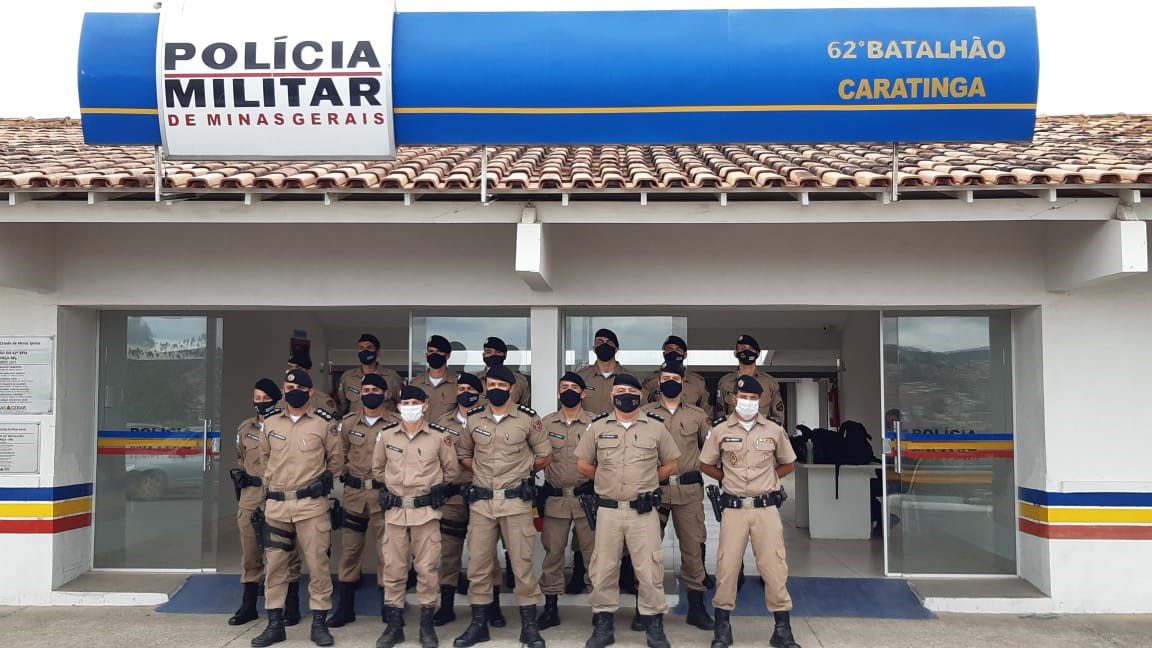 62 º Batalhão recebe 14 policiais militares