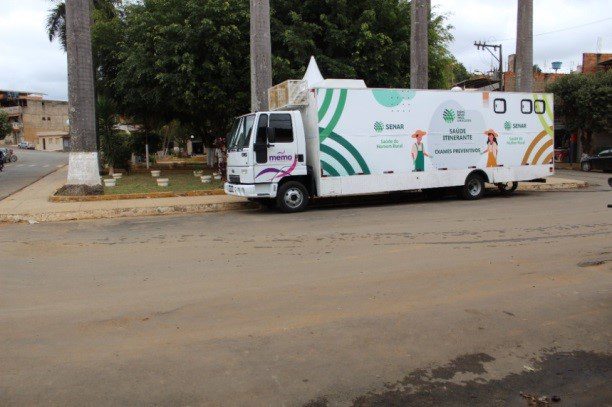 Caminhão da Saúde leva exames preventivos à população de Imbé de Minas