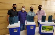 Inhapim recebe doação de equipamentos para auxiliar no processo de imunização contra o coronavírus