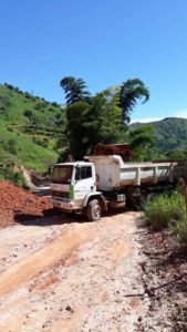 Município contratou máquinas para dar uma resposta ágil aos estragos causados pelas chuvas dos últimos dias