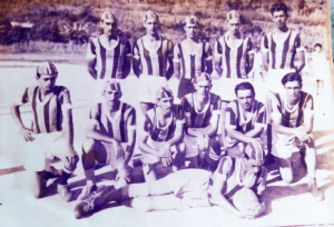 União Santo Antônio, 1947. Em pé: Jacinto Neiva, Lito Neiva, Nenzinho, Joãozinho Ribeirão e Júlio Soares. Agachados: Geraldinho Ribeirão, Mário Pena, Chico Pena, Chiquinho Ribeirão, José Peninha e Nilo Ribeirão. Deitado: Binho Neiva. Um dos primeiros e mais fortes times da história do União de Santo Antônio.