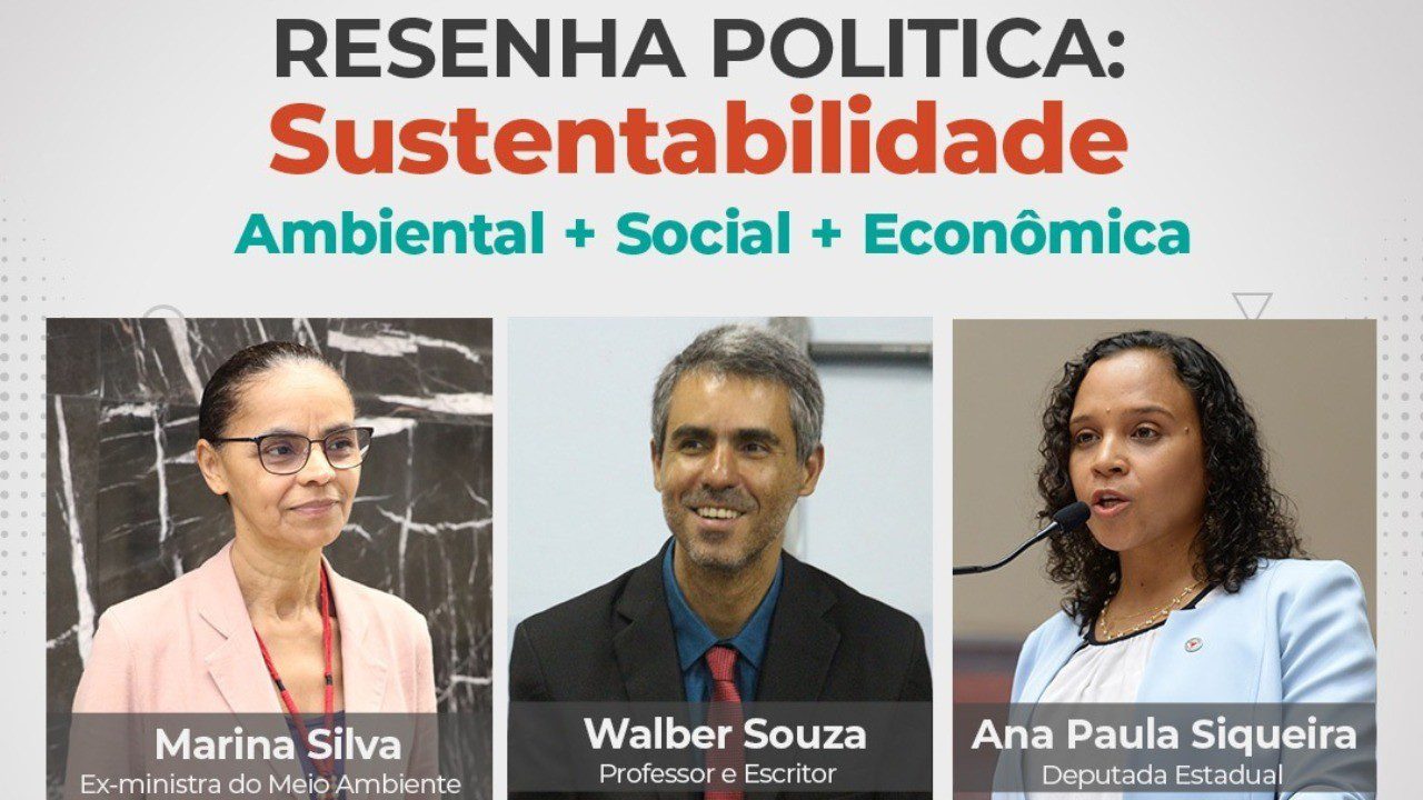 Resenha política: Professor Walber realiza live com Marina Silva