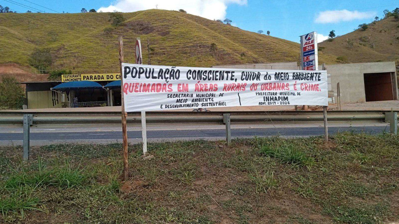 Prefeitura de Inhapim lança campanha contra queimadas