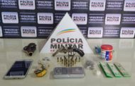 Drogas e arma de fogo apreendidas em Vargem Alegre