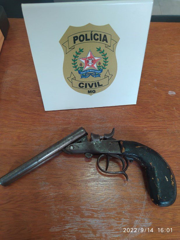 Apreendida arma de fogo utilizada em tentativa de homicídio