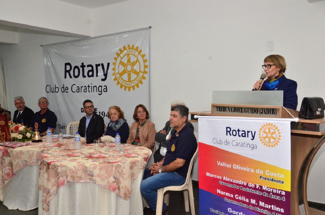 Governadora do Rotary Internacional visita Caratinga