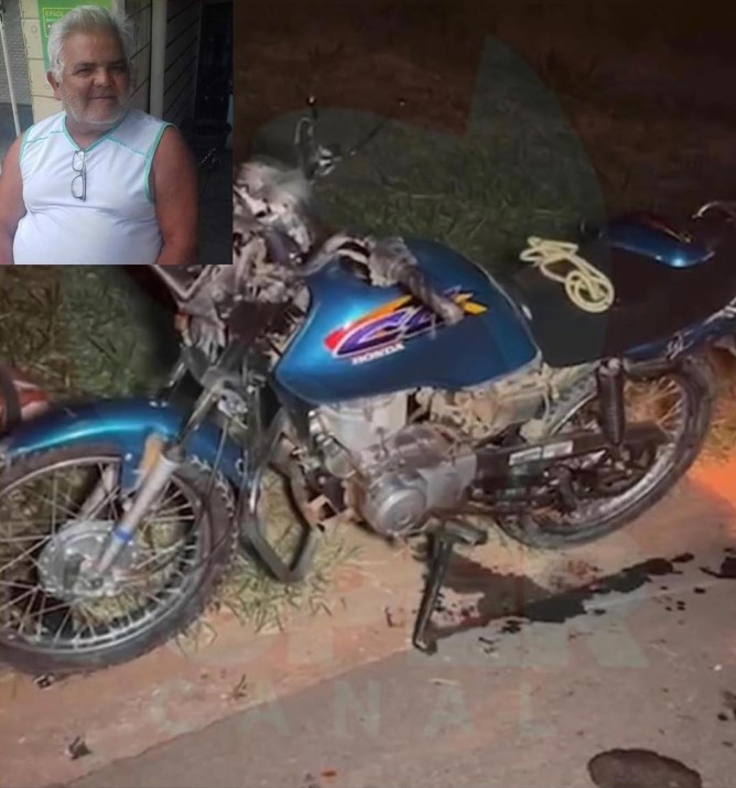 Homem morre após ser atropelado por moto em Santa Rita de Minas