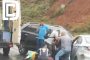 Motorista fica ferido em colisão frontal em Inhapim