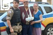 Policial Militar salva vida de idoso após acidente doméstico