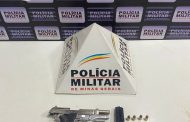 Polícia Militar apreende arma de fogo no distrito de Santa Luzia, em Caratinga